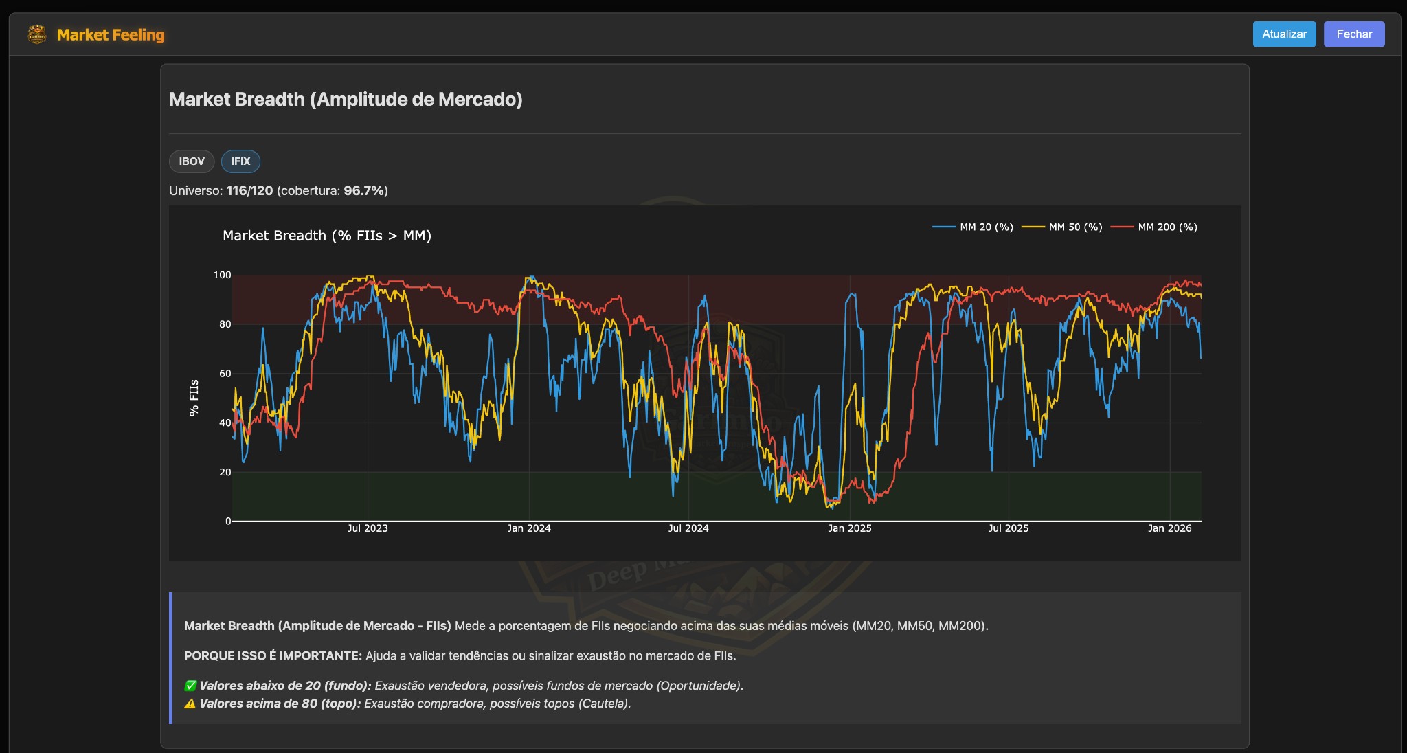 Market Feeling (Amplitude de Mercado - FIIs)